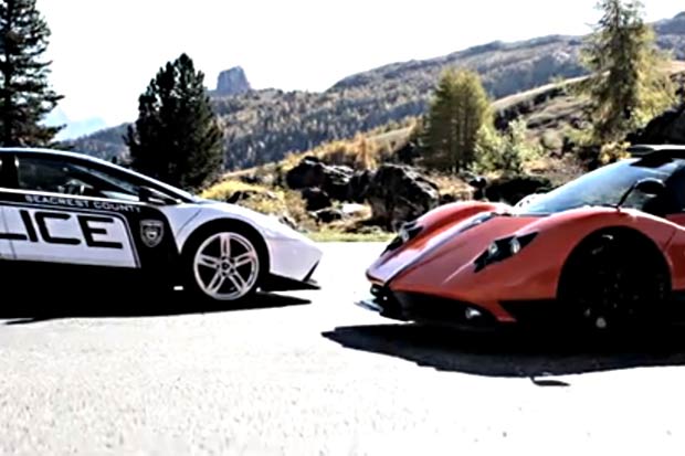 Supersportwagen Pagani Zonda Cinque gegen Lamborghini Murcielago LP640