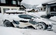 Jon Olsson Lamborghini Gallardo im Schnee